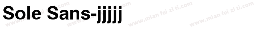 Sole Sans字体转换